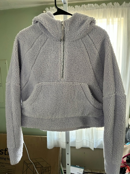 lululemon athletica Jackets & Blazers - Lululemon Cozy Lavender Sherpa Half-Zip Jacket